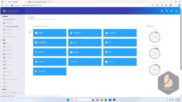 How to Upgrade the CyberPanel on Linux смотреть онлайн
