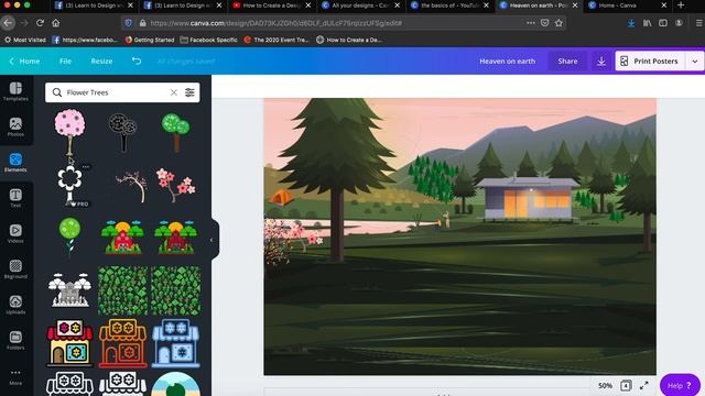 Design Stunning Posters in Canva | Canva Tutorial смотреть онлайн