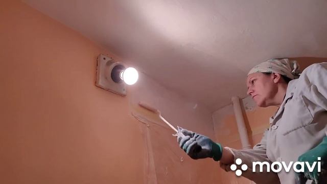 День 2, покраска после протечки потолка в ванной смотреть онлайн