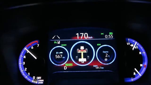 Toyota Corolla 1.8 122 hp hybrid modeli hız denemesi смотреть онлайн