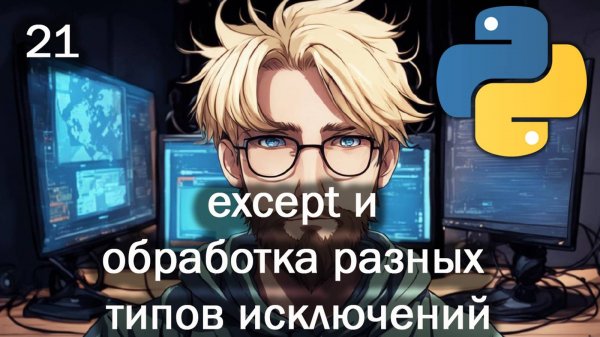 Python 21 except и обработка разных типов исключений