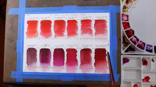 My Favorite Watercolor Reds [Warm, Cool, Middle and Specialty Colors] смотреть онлайн