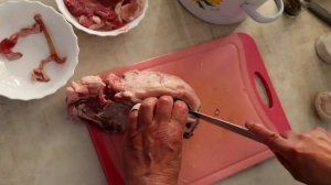 Баранья нога на шашлык