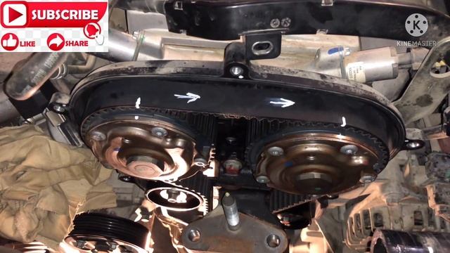 CHANGAN/CS95 TIMING BELT CHANGE смотреть онлайн