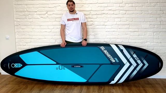 Обзор сапборда Gladiator Pro 10.8 - новинка 2022 года, тест на прогиб устойчивой доски смотреть онлайн