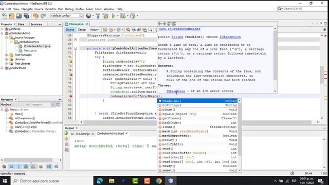 cargar datos a un jcombobox desde un archivo o fichero en java смотреть онлайн