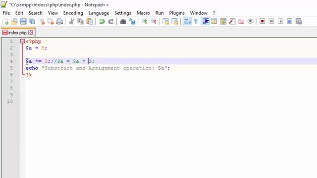 PHP Tutorial in Hindi Part 6 Assignment Operator and String Operator смотреть онлайн