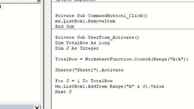 ListBox | RemoveItem смотреть онлайн
