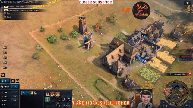 HRE vs French | QM vs 1100 elo "Conqueror" #aoe4 смотреть онлайн