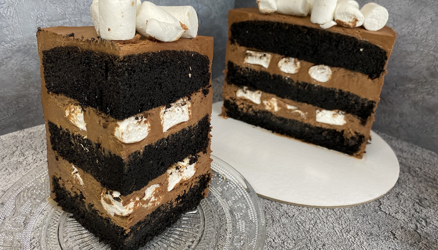 Торт КАКАО - ШОКОЛАД- МАРШМЕЛО