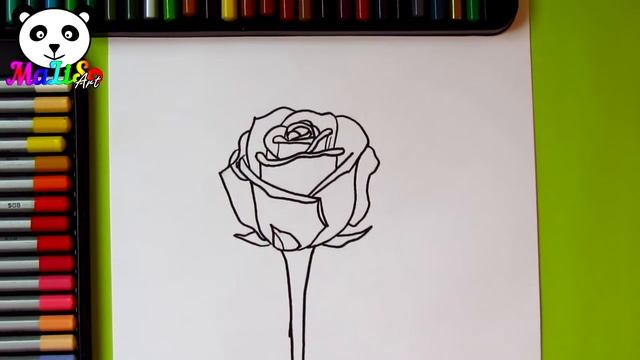 How to Draw a Rose || Як намалювати троянду олівцем || Как нарисовать розу смотреть онлайн