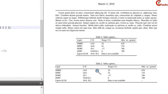 Table Formatting in Latex-01 (LaTeX Tips/Solution- 18) смотреть онлайн