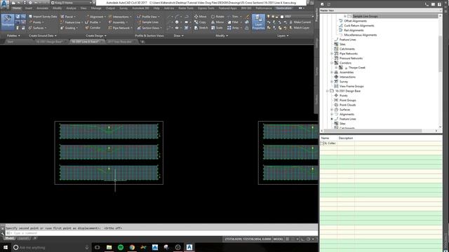 Civil 3D 2017 - Cross Section Creation смотреть онлайн