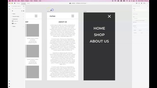 Adobe XD: Overlay action смотреть онлайн
