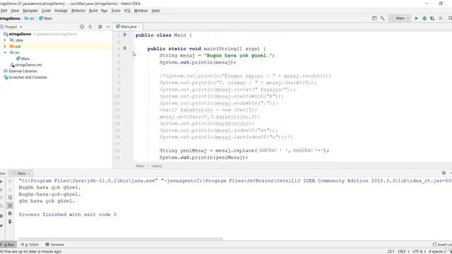 Java Dersi 18 : Stringlerle Çalışmak 2 смотреть онлайн