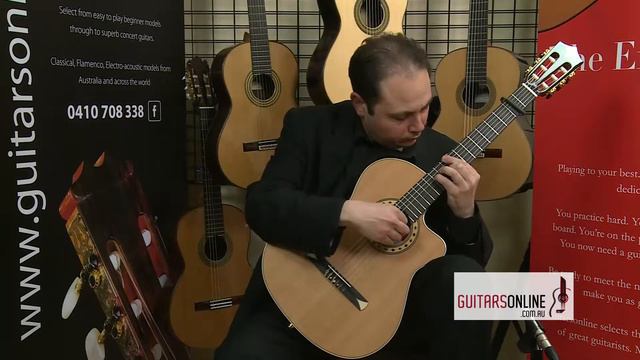 Alhambra Guitar, Cross 3 CW E2 Model - Placidly-Performed by Giuseppe Zangari смотреть онлайн