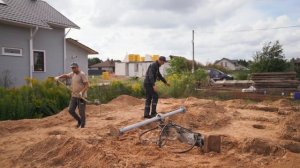 Бурение  свай с трамбовкой. Миник против  БКМ ГАЗ 66. Чудо-трамбовка.