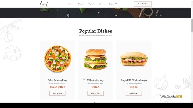 Koad - Restaurant and Bistro WordPress Theme cafe bistro Hashimoto смотреть онлайн