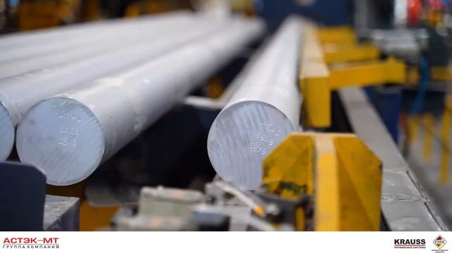 Производство алюминиевого профиля. Цех экструзии. смотреть онлайн