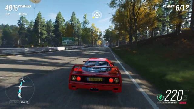 1987 Ferrari F40 | The Colossus Road Race | Forza Horizon 4 Keyboard Gameplay смотреть онлайн