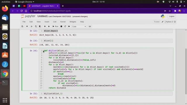 Dijkstra's Algorithm in HINDI ( Python) смотреть онлайн