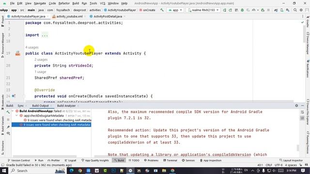 Fix Android YouTube API An error occurred while initializing YouTube player | Android Studio смотреть онлайн