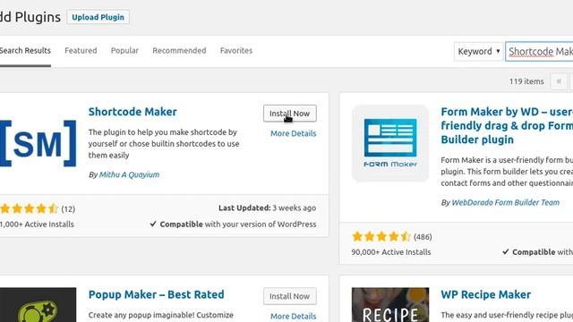 WordPress - How to install Shortcode Maker смотреть онлайн