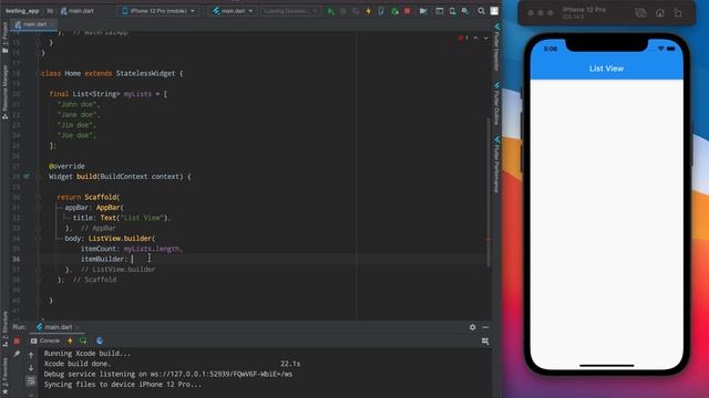 สร้าง ListView ให้แอพ Flutter ใน 10 นาที | เขียนโมบายแอพด้วย Flutter смотреть онлайн