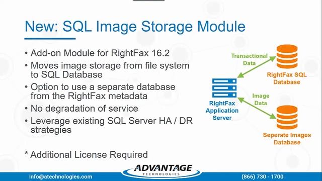 RightFax Image High Availability SQL Image Storage смотреть онлайн