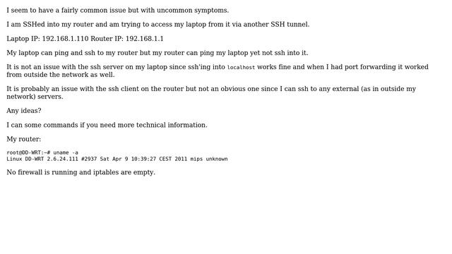 ssh: exited: Error connecting: No route to host смотреть онлайн