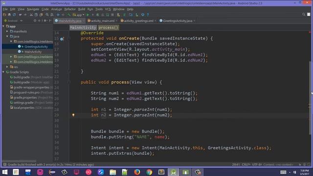 24. Send Integer Data To Another Activity in Android Urdu/Hindi смотреть онлайн