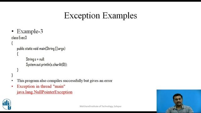 Exception Handling in Java смотреть онлайн