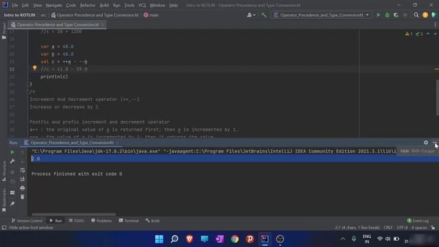 Kotlin Tutorial for Beginners - Kotlin Operator Precedence and Type Conversion смотреть онлайн