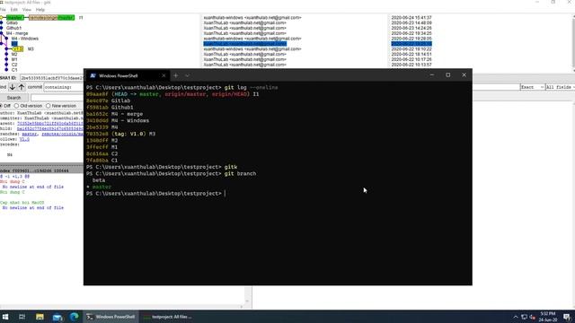 Git 10: Lệnh gitk và git gui, công cụ trực quan làm việc với kho chứa git смотреть онлайн