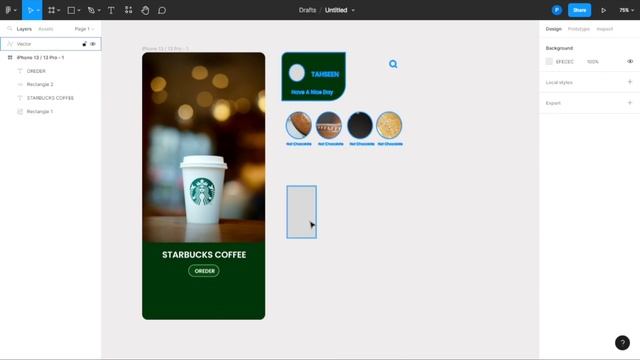 Starbucks App Design ☕ | How to Design App in Figma | Starbucks App | Figma Design | Figma Tutorial смотреть онлайн