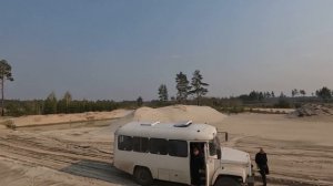 КАВЗ 39766 (4х4) исследуем местные леса