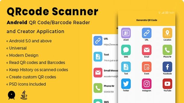 QRcode Scanner | Android QR Code/Barcode Reader and Creator Application | Codecanyon Scripts and смотреть онлайн