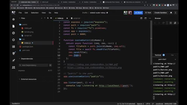 Night Coding W/ Lilit Karapetyan | Node.js Interview | Implementation Of Express.static