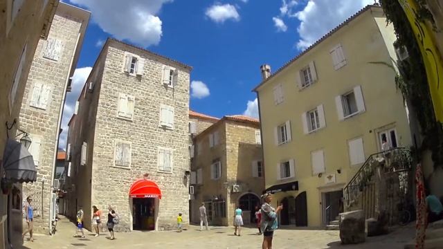 Черногория Будва Прогулка по Набережной Старый город смотреть онлайн