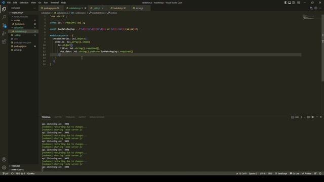 How to Build an API: Input Validation with Joi смотреть онлайн