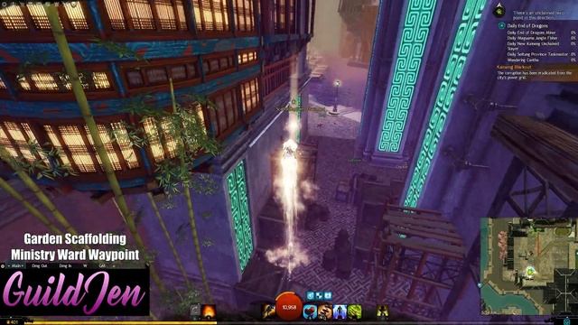 GW2 - New Kaineng City Hero Points Guide - Cantha - Guild Wars 2 End of Dragons смотреть онлайн