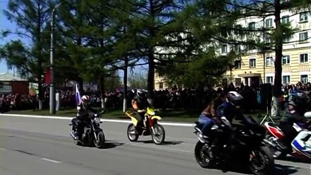 Ленинск-Кузнецкий День Победы 2016 смотреть онлайн