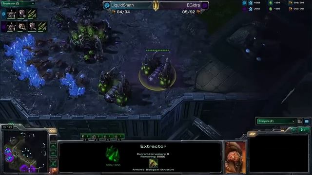 US Bnet Invit. 2011 - Starcraft II - Game 2 - Liquid`Sheth (Z) VS EG Idra (Z) Part 1/1 смотреть онлайн