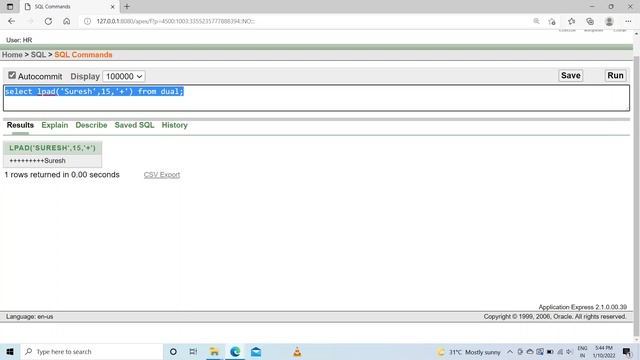 character function in oracle смотреть онлайн