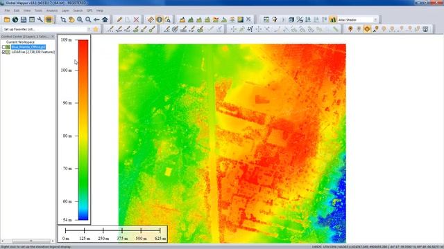 Importing LiDAR Into Global Mapper