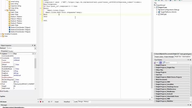#2VK API Спамим на странице(SPAM,Method VK API) Delphi смотреть онлайн