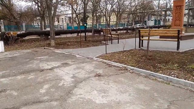 Азовское море. Бердянск. Азмол. Памятник. смотреть онлайн