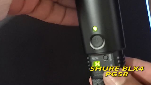 Shure BLX4          PG58