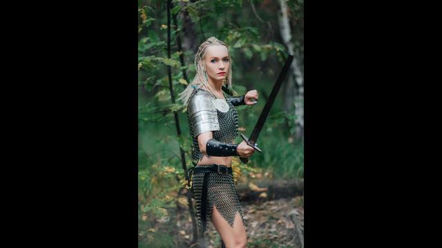 ФОТОСЪЁМКА В ЛЕСУ ОБРАЗ ВОИТЕЛЬНИЦЫ. fantasy Photoshoot girl warrior. Backstage смотреть онлайн