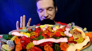 МУКБАНГ 😋 МАРМЕЛАД ЧЕРВЯЧКИ И МИШКИ 🤗 АСМР ЕДА | MUKBANG MARMALADE WORMS AND BEARS ASMR FOOD